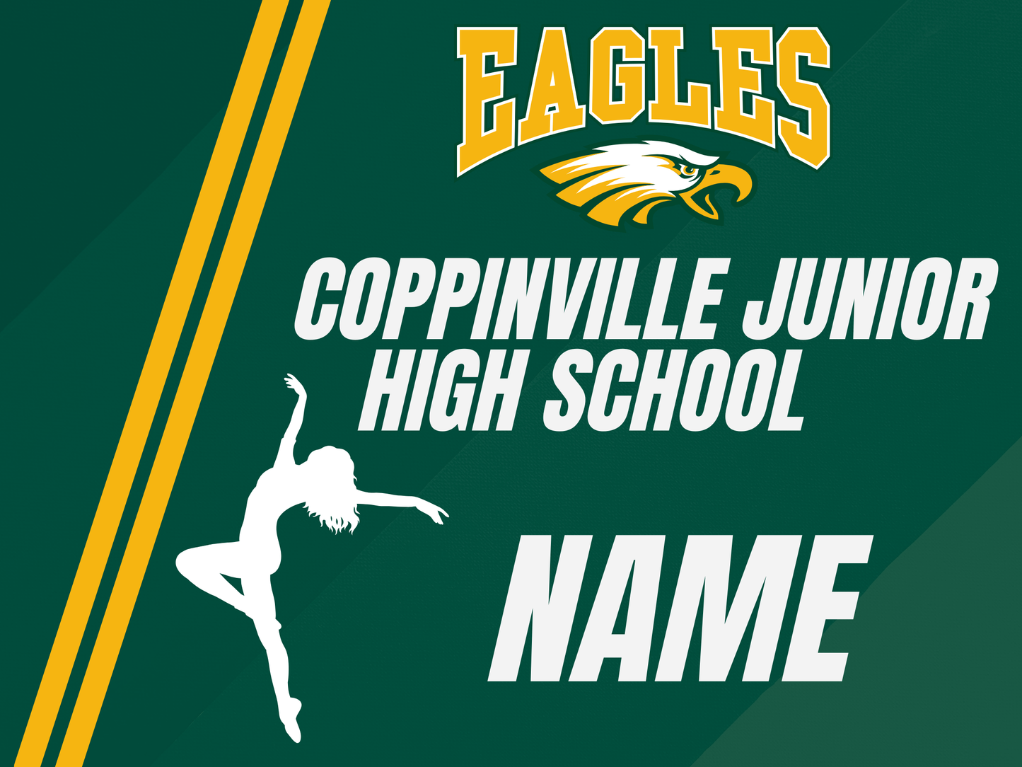 Coppinville Jr High School Yard Sign