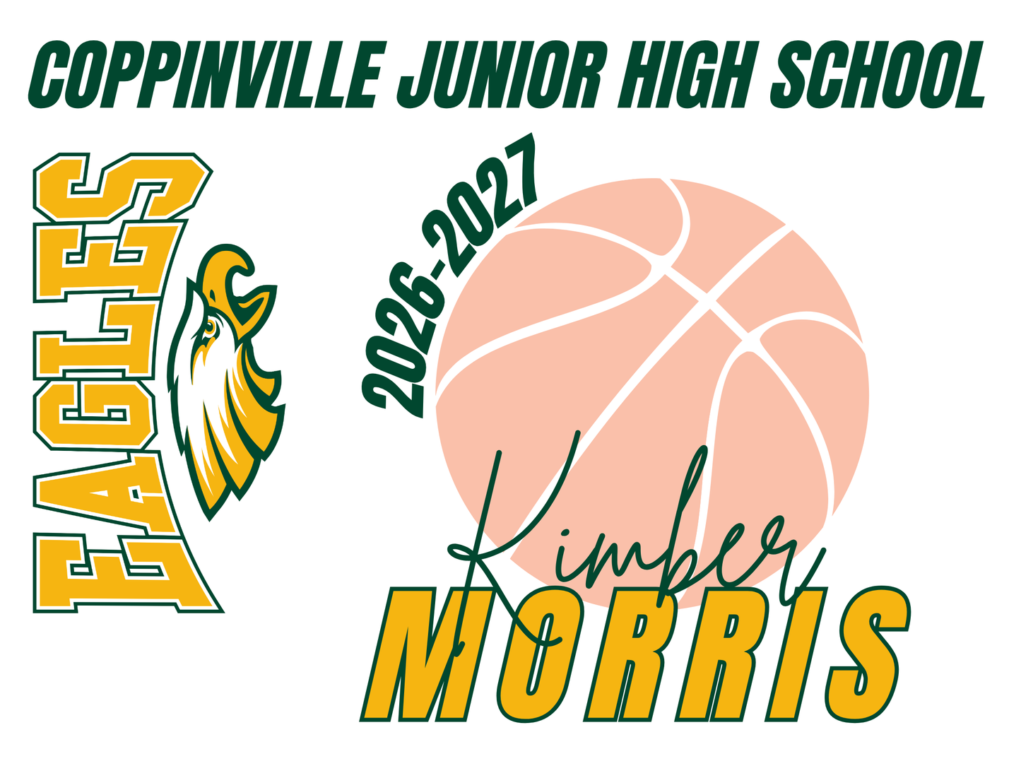 Coppinville Jr High School Yard Sign