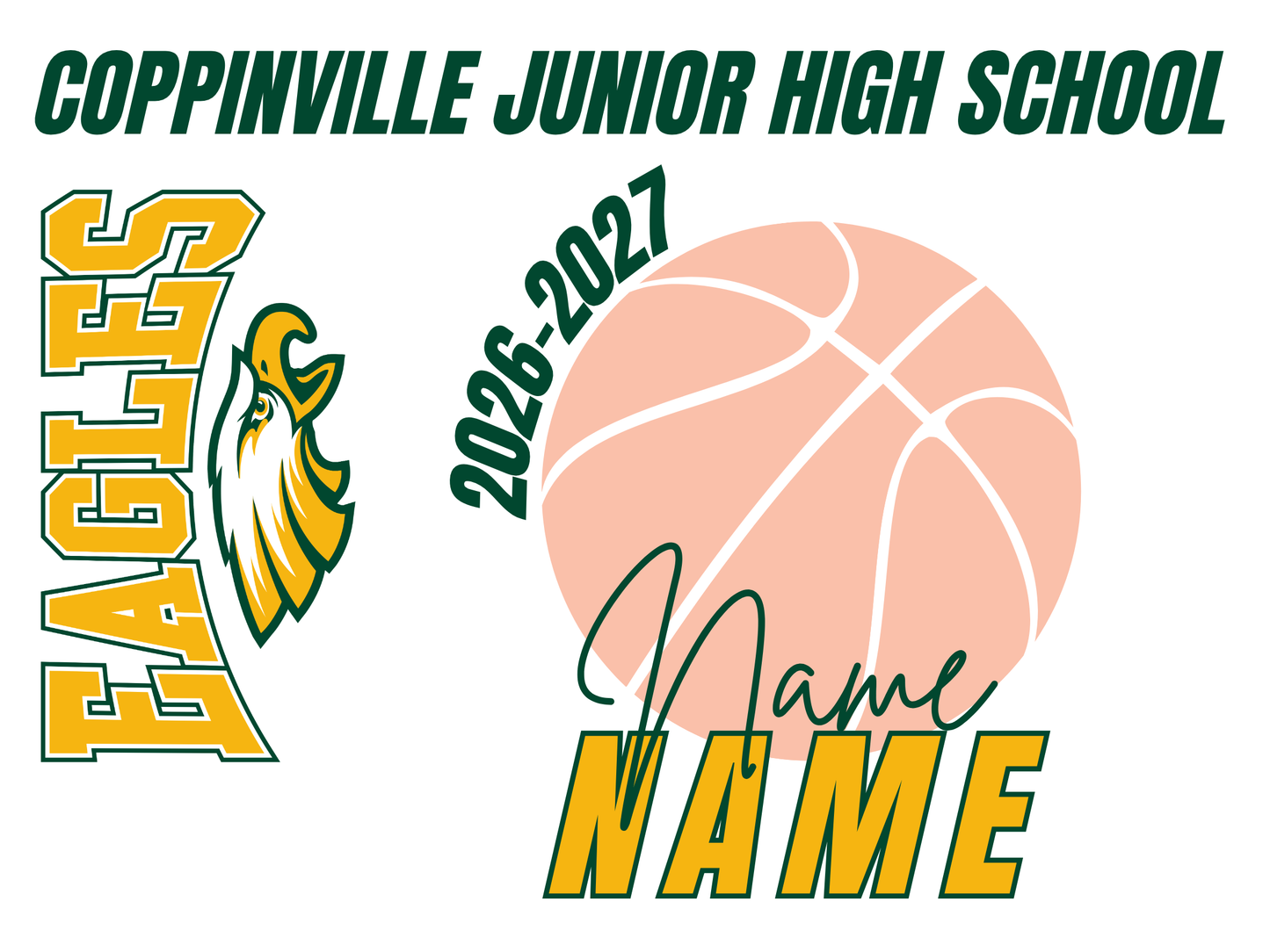 Coppinville Jr High School Yard Sign
