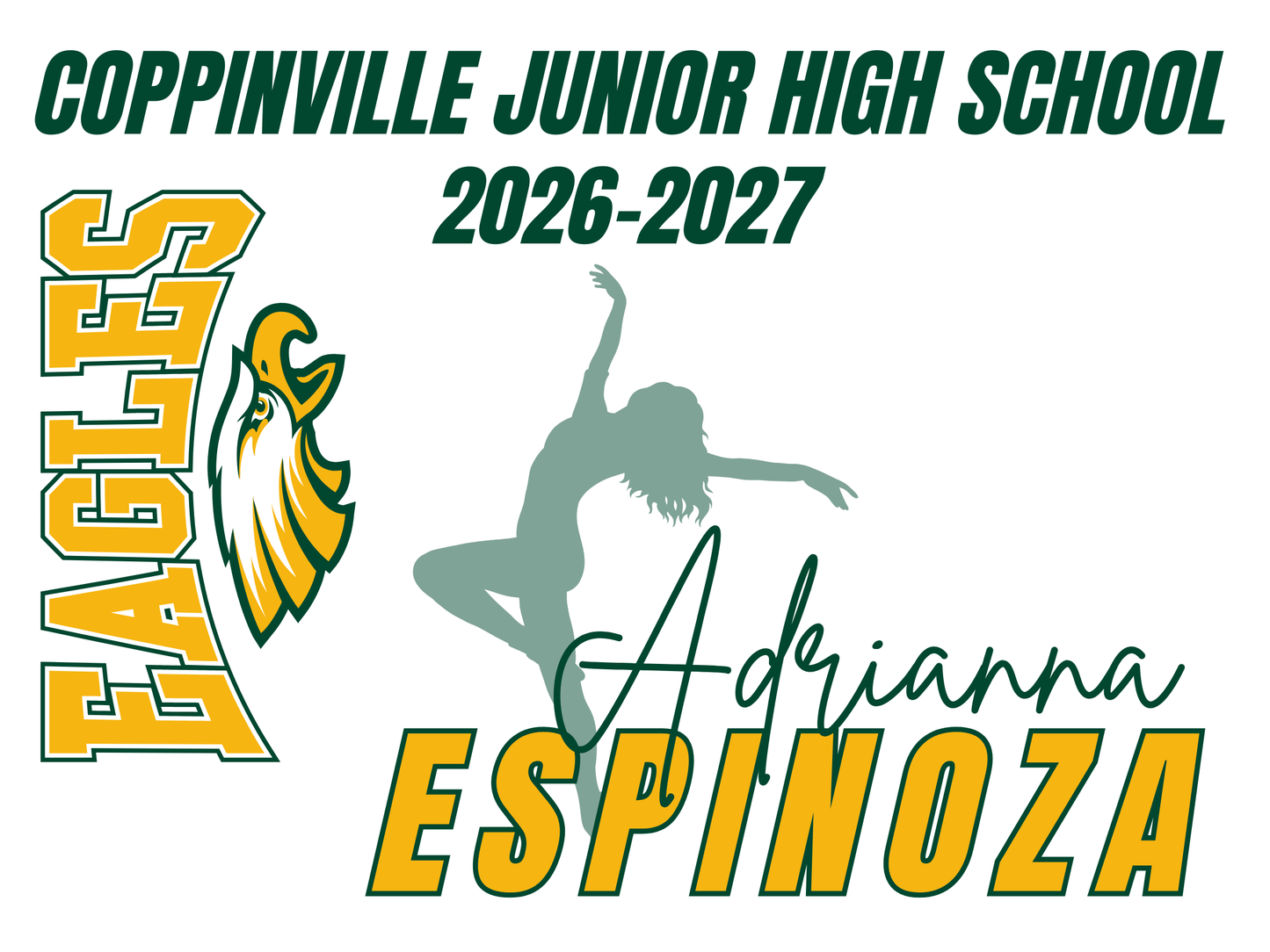 Coppinville Jr High School Yard Sign