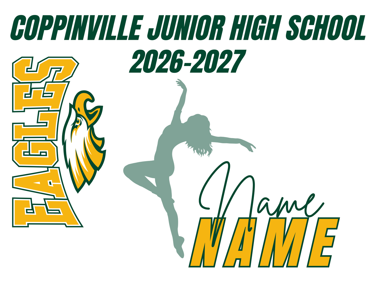 Coppinville Jr High School Yard Sign