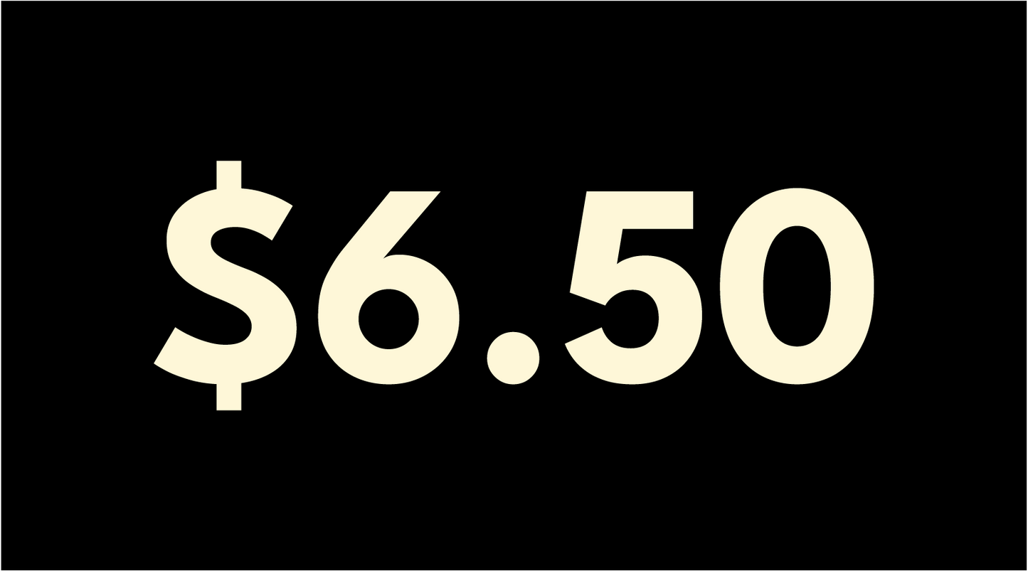 Block Style Pricing Magnet
