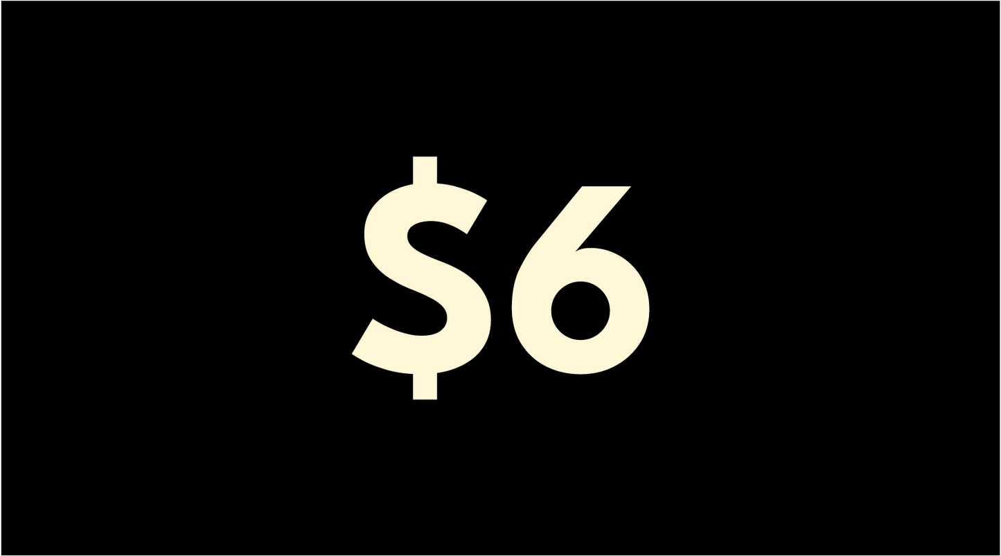 Block Style Pricing Magnet