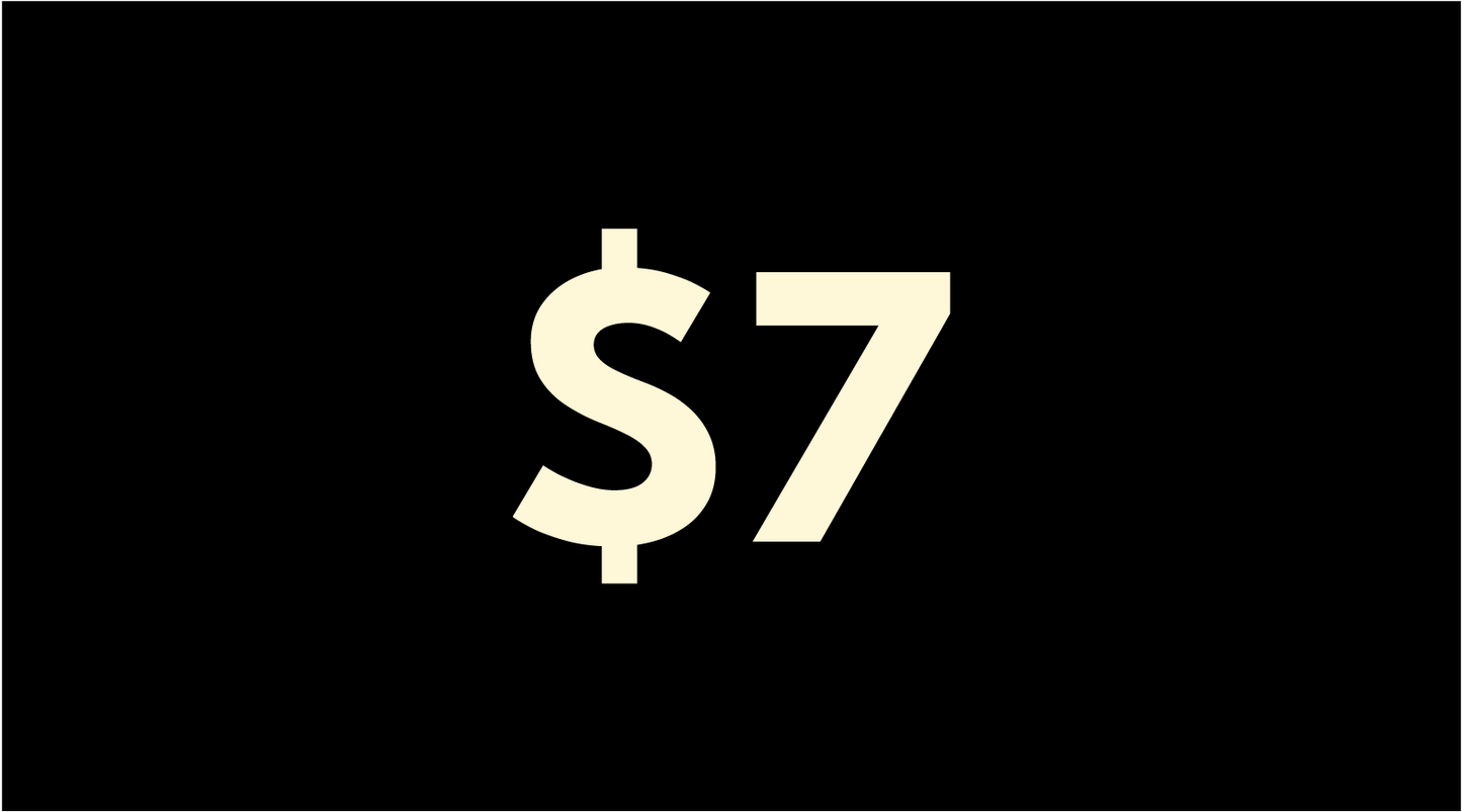 Block Style Pricing Magnet