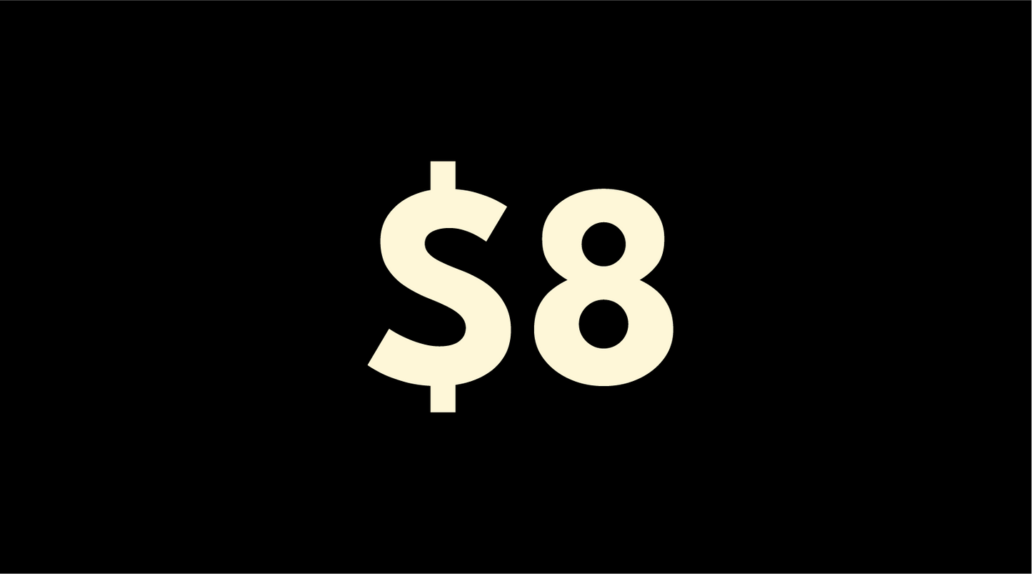 Block Style Pricing Magnet
