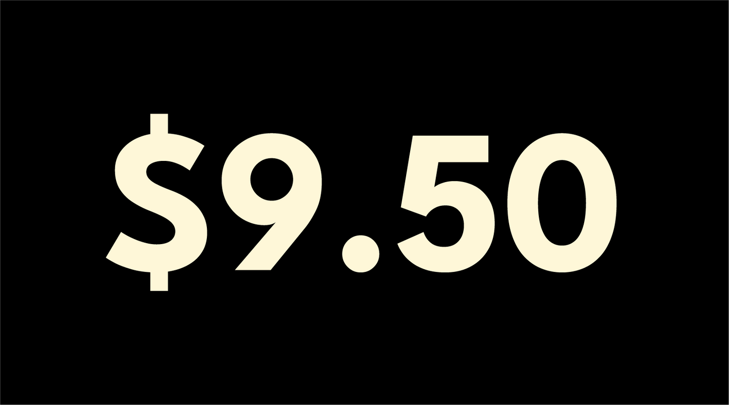Block Style Pricing Magnet