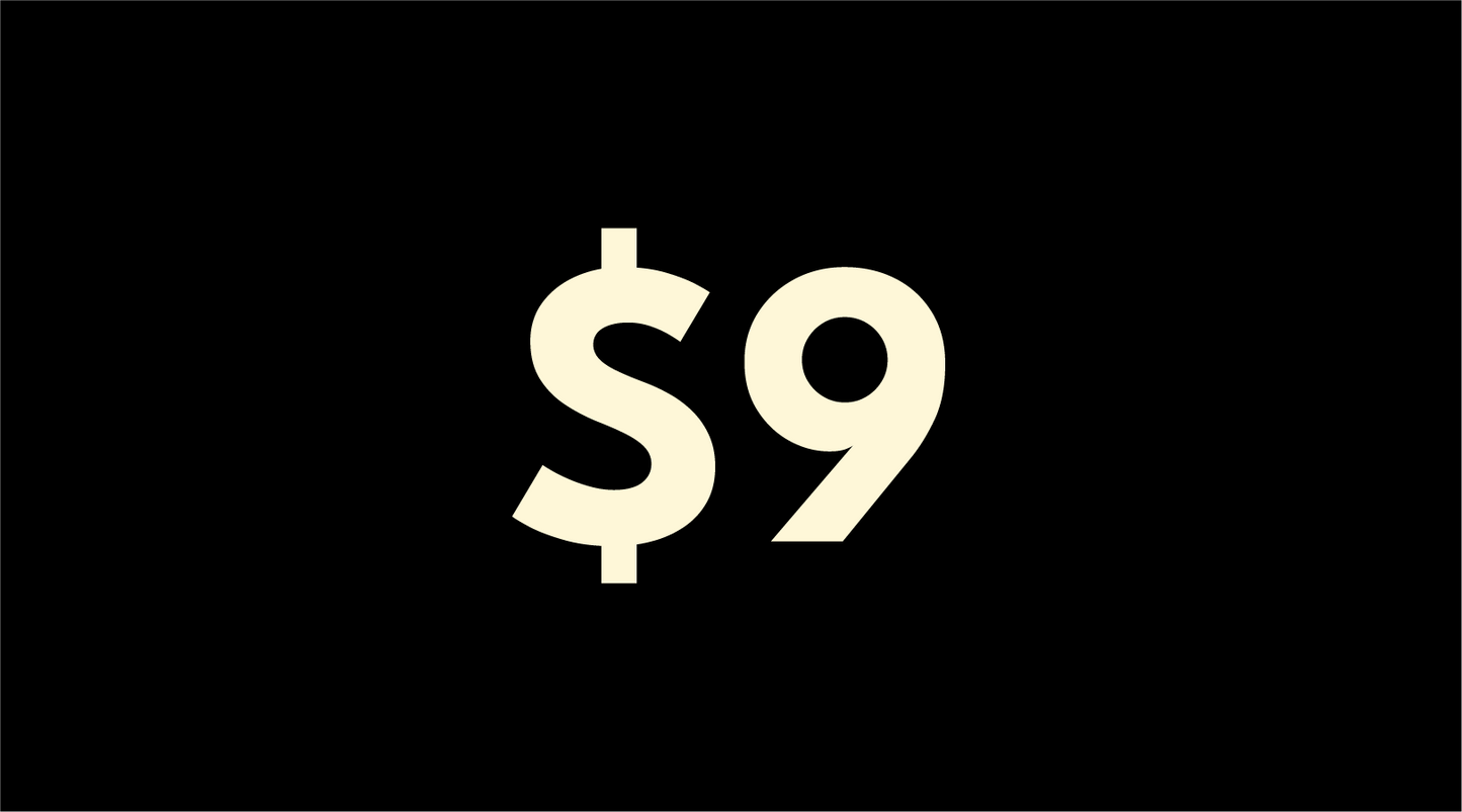 Block Style Pricing Magnet