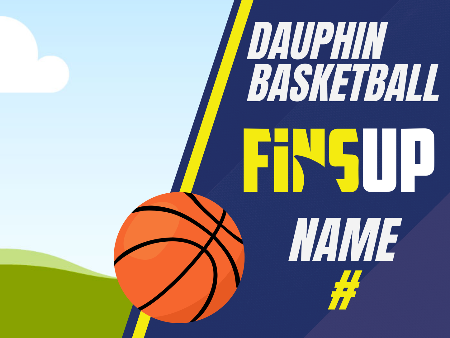 Dauphin Jr High School Yard Sign