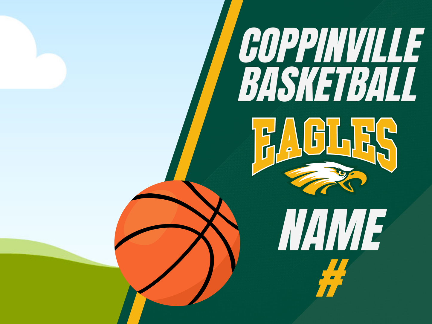 Coppinville Jr High School Yard Sign