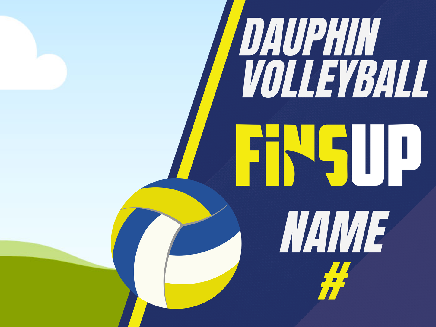 Dauphin Jr High School Yard Sign