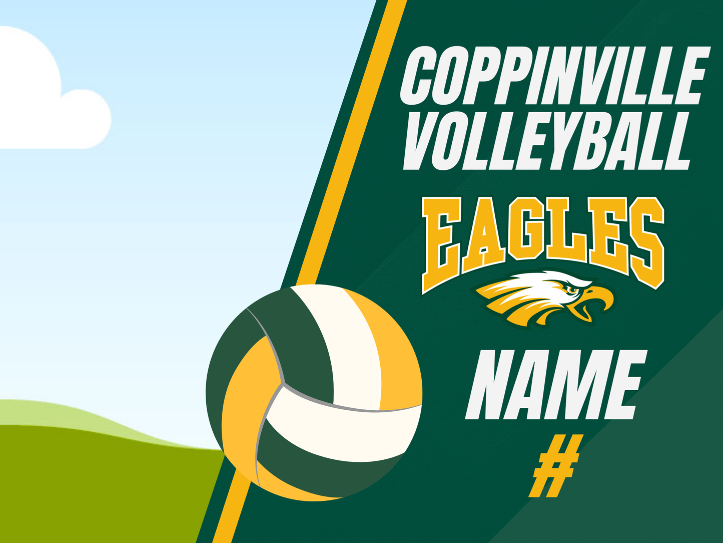 Coppinville Jr High School Yard Sign