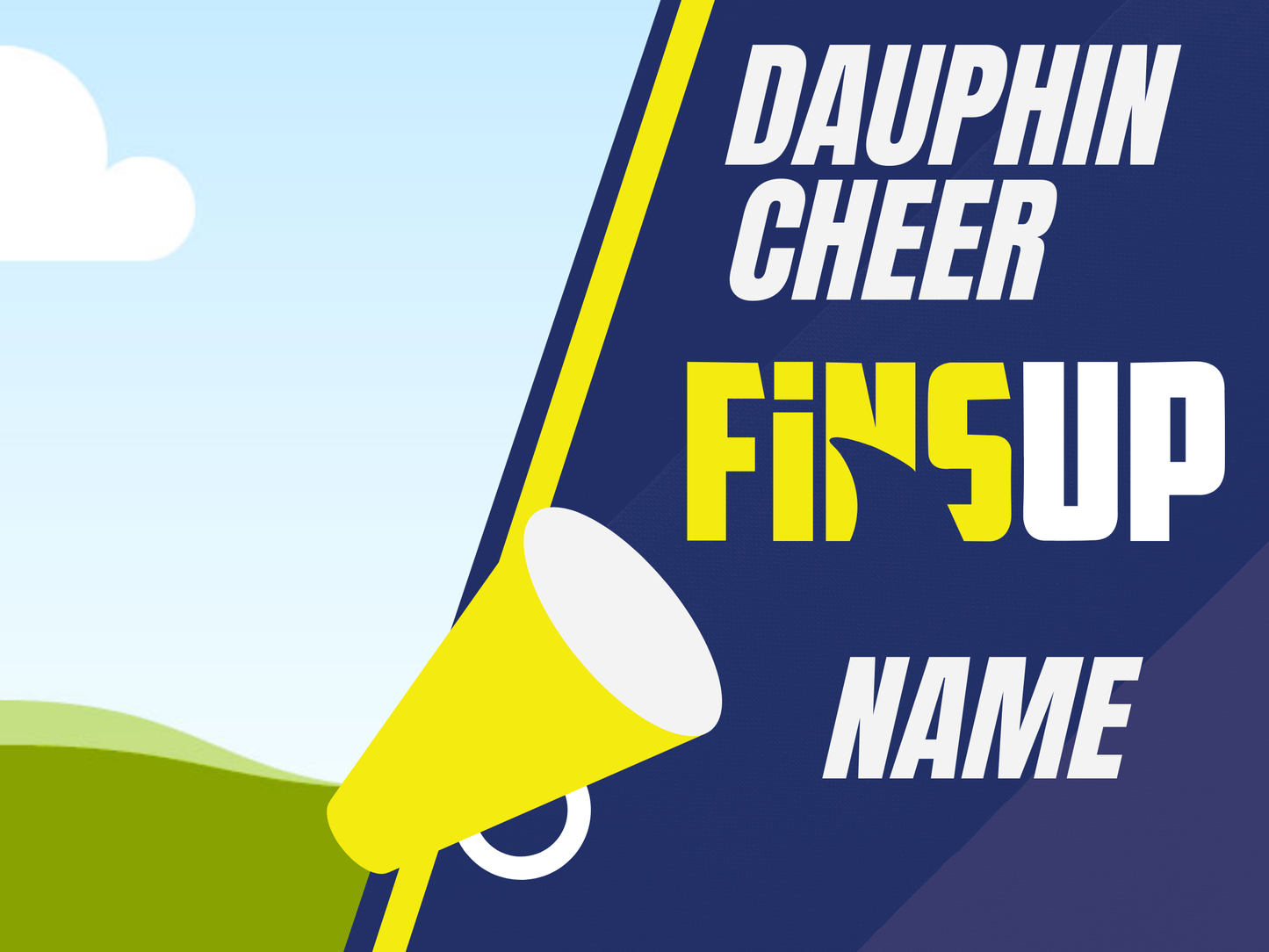 Dauphin Jr High School Yard Sign