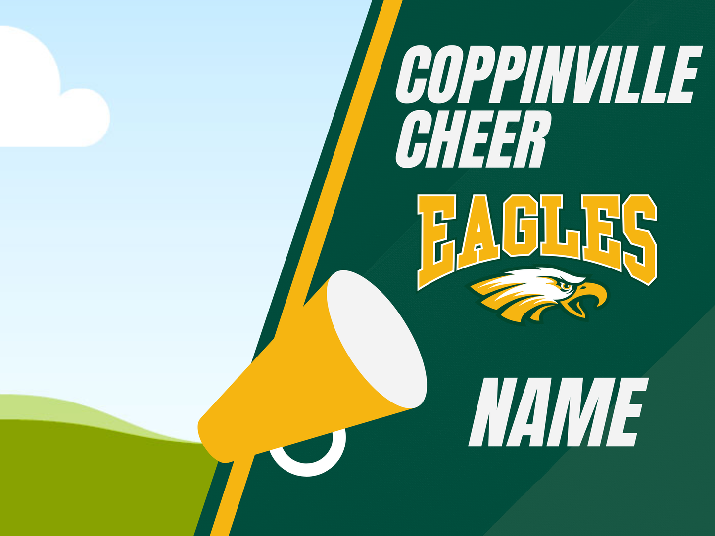 Coppinville Jr High School Yard Sign