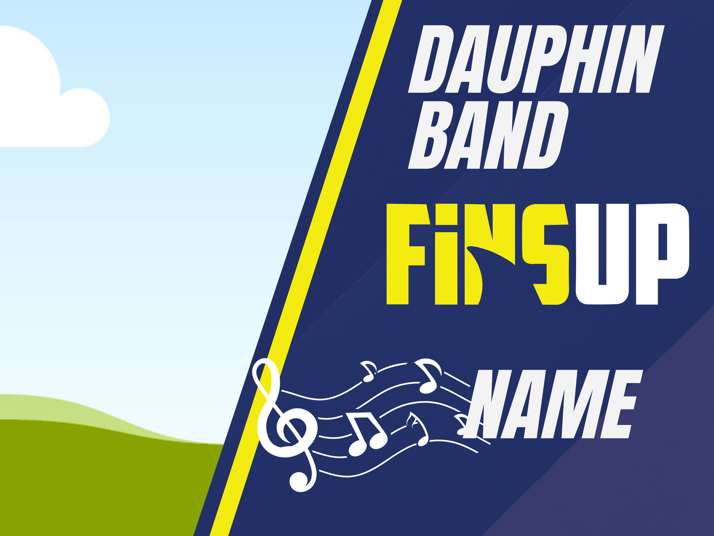 Dauphin Jr High School Yard Sign