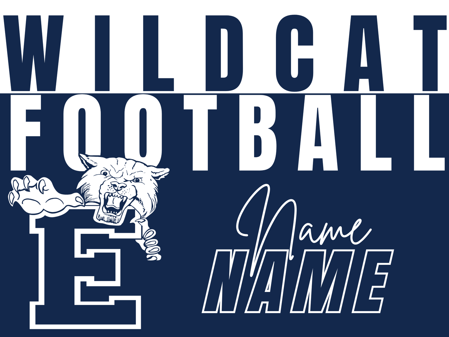 Enterprise High School School Yard Sign