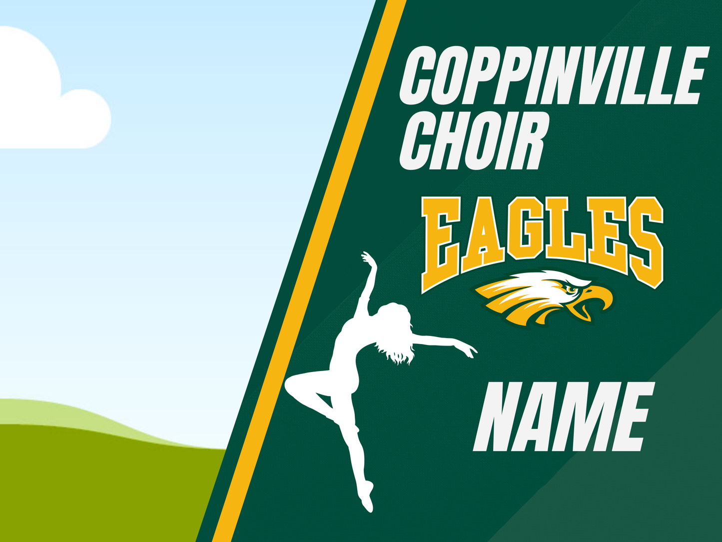 Coppinville Jr High School Yard Sign