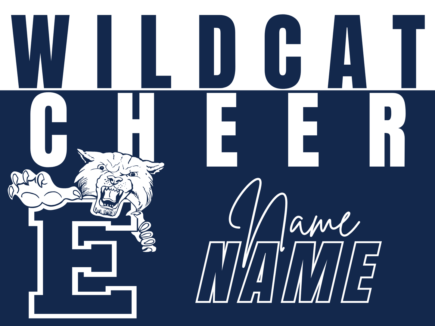 Enterprise High School School Yard Sign