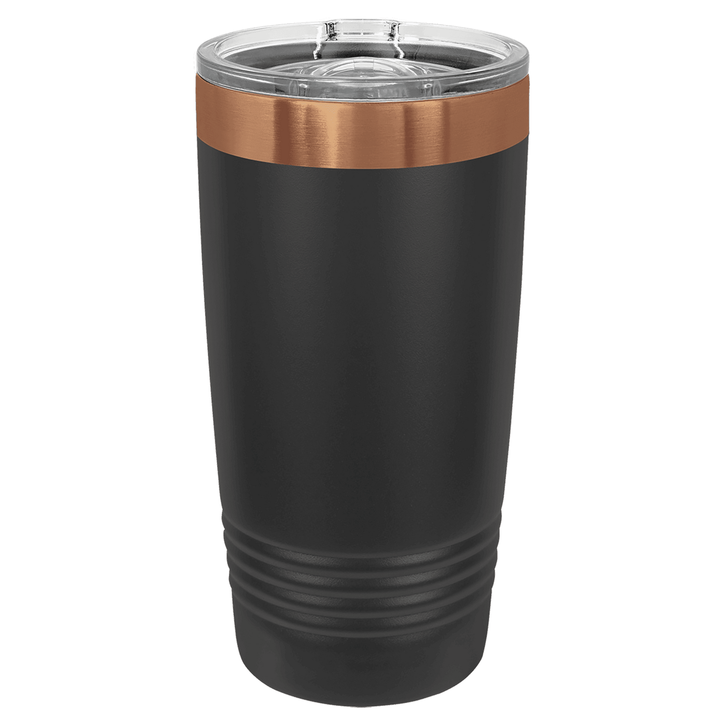 Polar Camel 20 oz. Black Ringneck Insulated Tumbler with Slider Lid