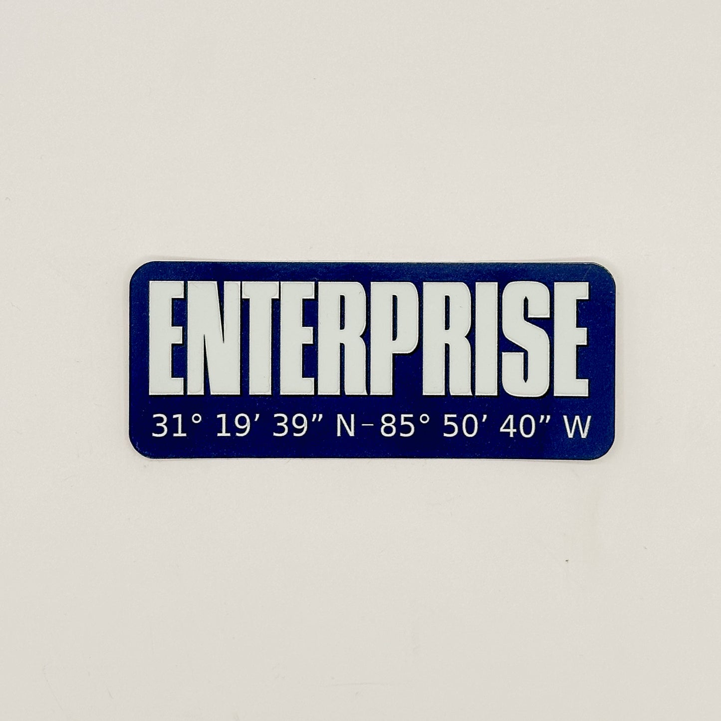 Enterprise, Alabama Coordinate Points Sticker Decals