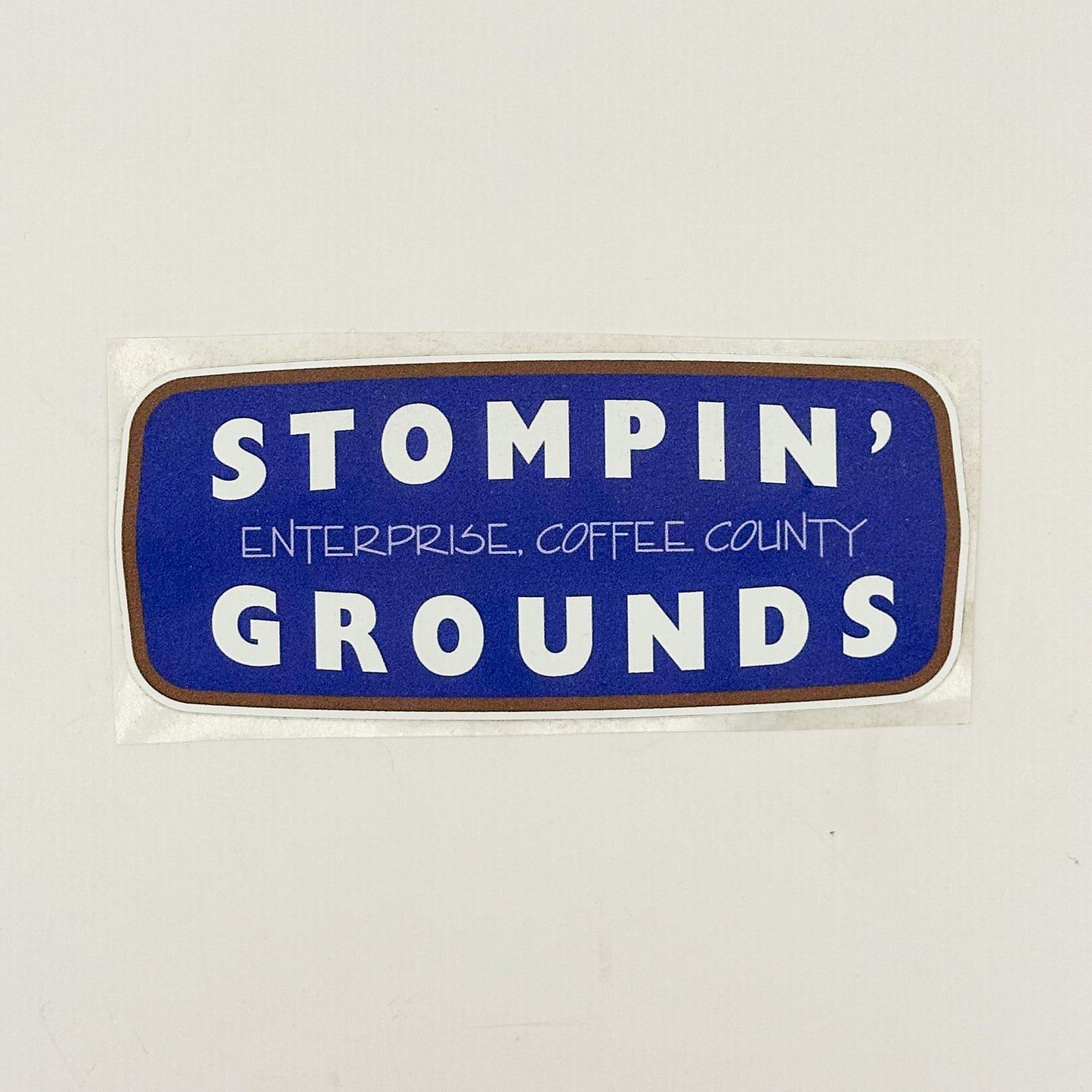 Stompin' Grounds Sticker Decal