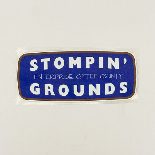 Stompin' Grounds Sticker Decal