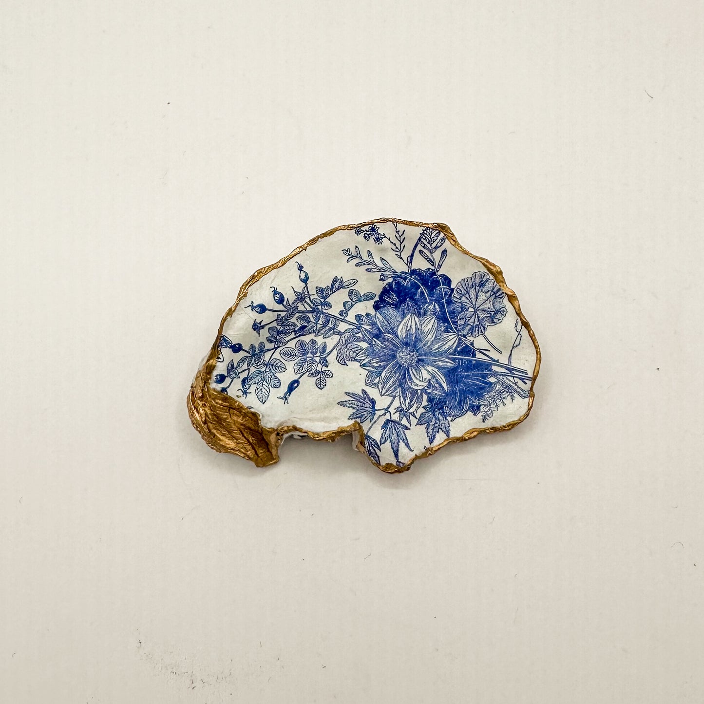 Oyster Shell Blue and White