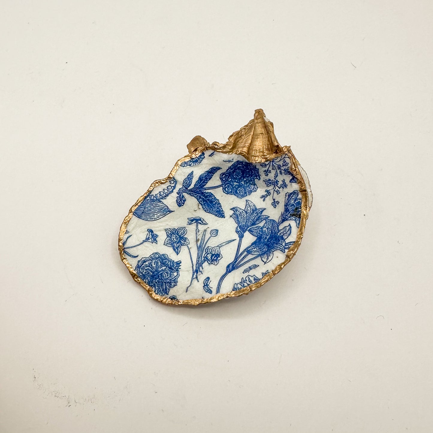 Oyster Shell Blue and White