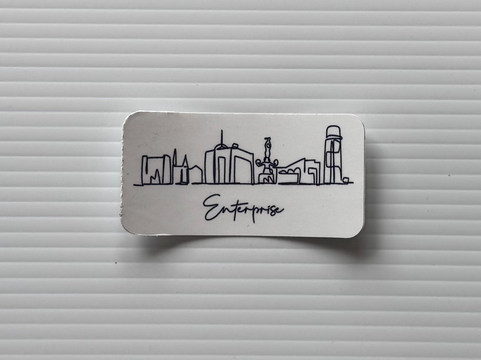 Enterprise Skyline Sticker Decal – Weevil Graphics