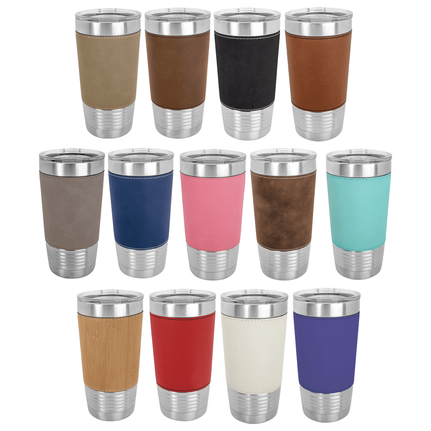 Leatherette Polar Camels 20 oz Cup with Lid