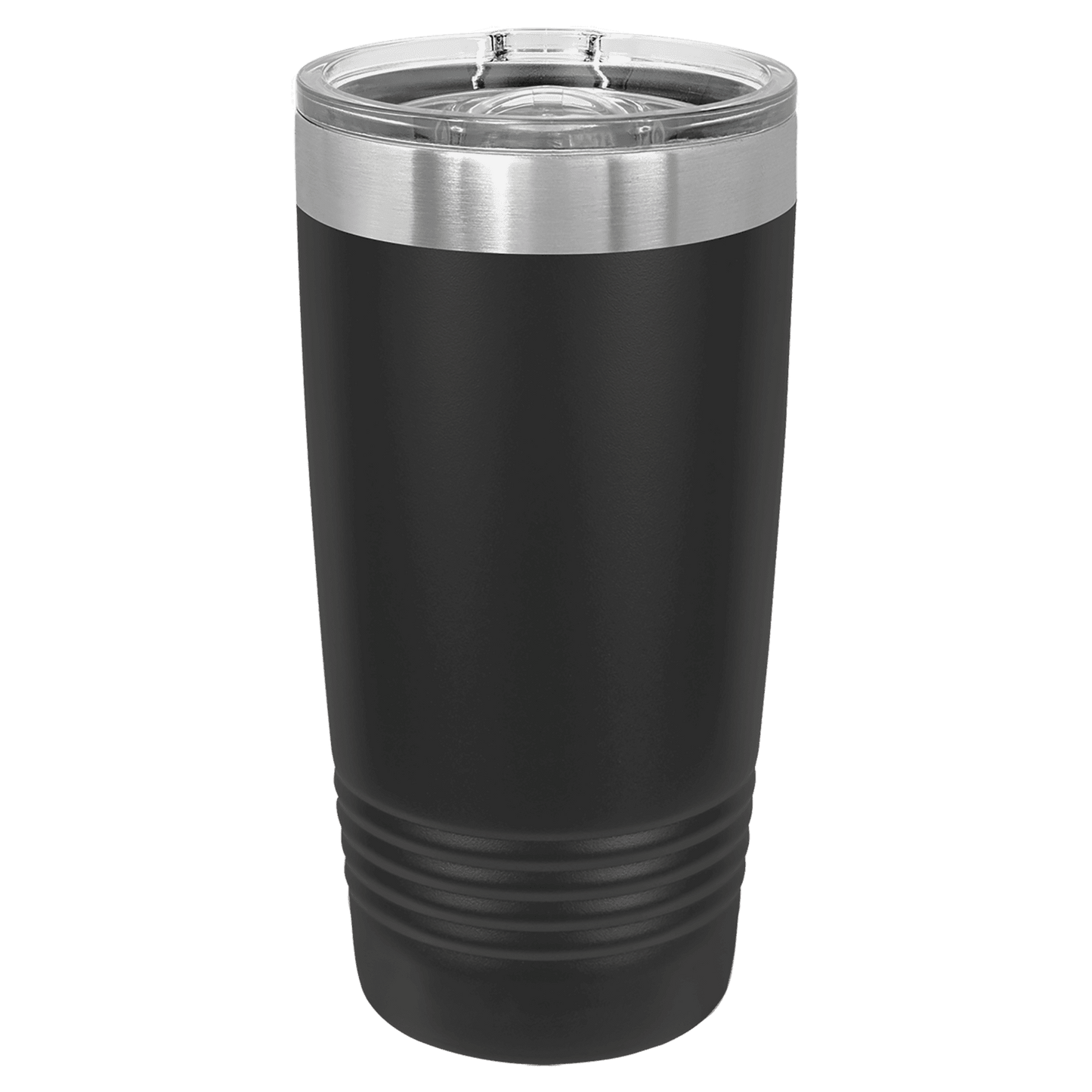 Polar Camel 20 oz. Black Ringneck Insulated Tumbler with Slider Lid