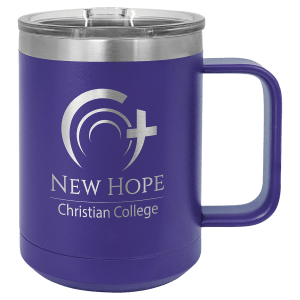 Polar Camel 15 oz. Stainless Steel Vacuum Insulated Mug with Slider Lid