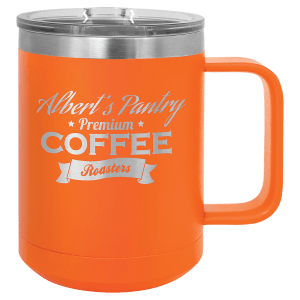 Polar Camel 15 oz. Stainless Steel Vacuum Insulated Mug with Slider Lid